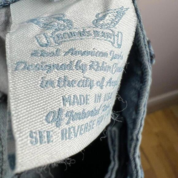 Robins Jean Straight Born To Be Wild Loose Straight Made In USA 38x33 - Picture 7 of 9